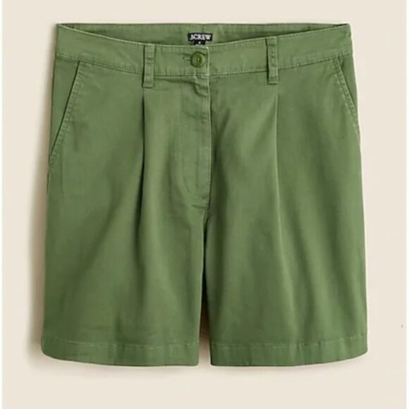 J. Crew Pants - J. Crew Utility Green Pleated Capeside Chino Short/NWT/12